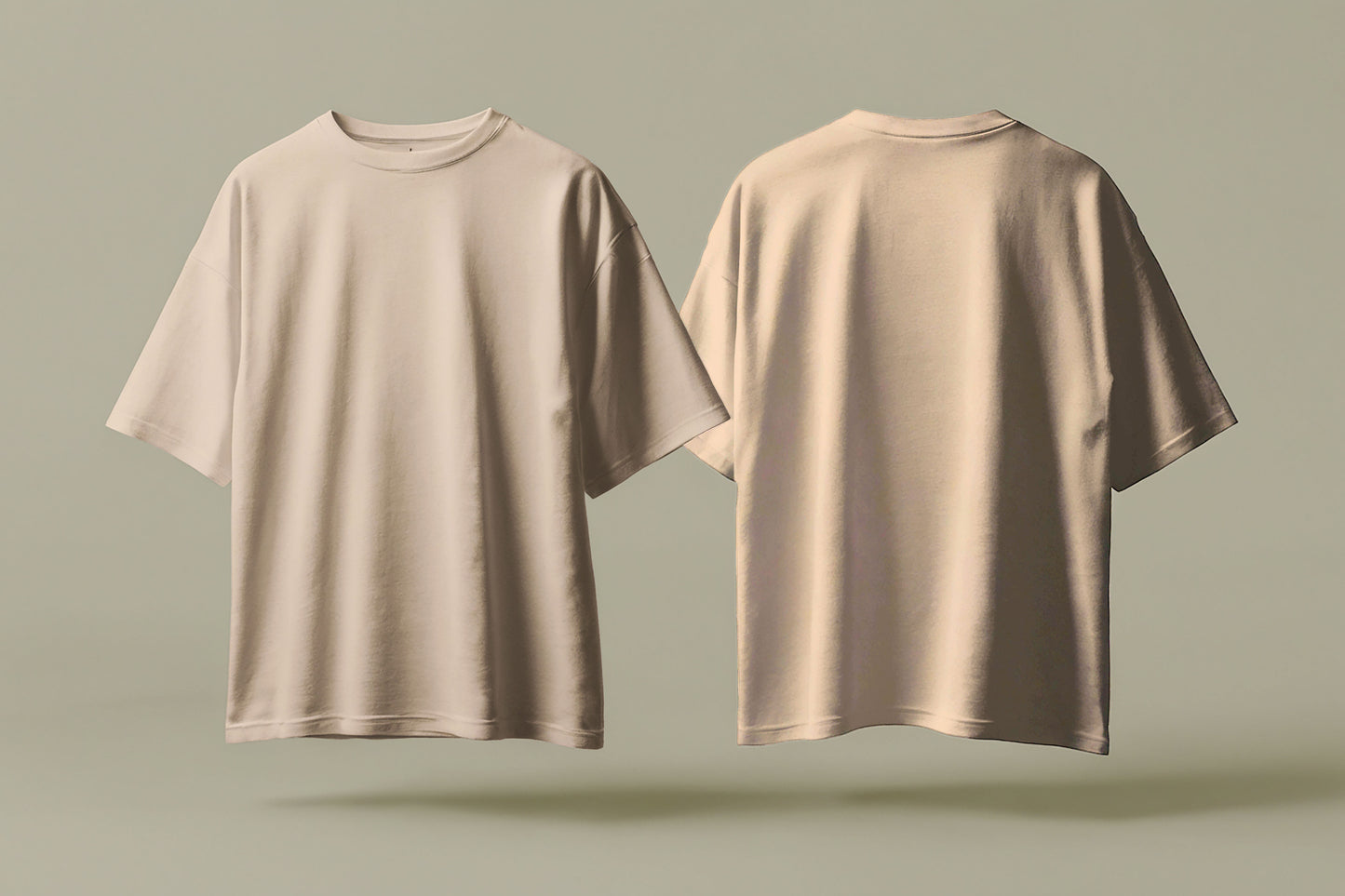 04.GIZA LOCA SAND - Essential Creamy Tee